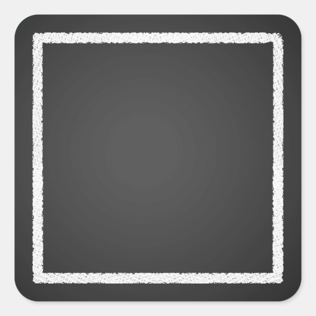 Customisable Blank Faux Chalkboard Stickers (Front)