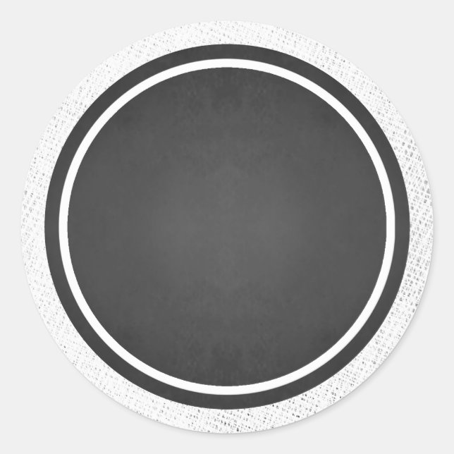 Customisable Blank Faux Chalkboard Stickers (Front)