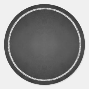Customisable Blank Faux Chalkboard Stickers