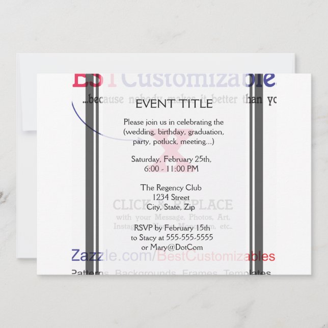 Customisable Blank Gift Template (Front)