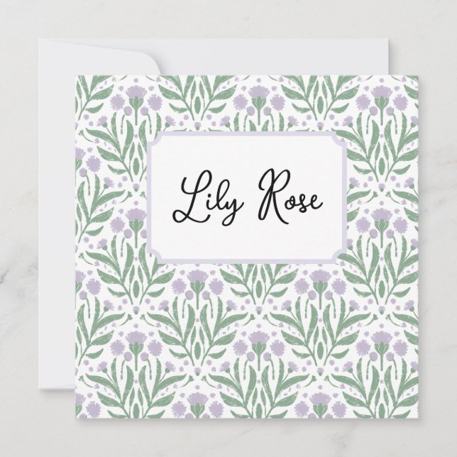 Customisable blank greeting card (Front)