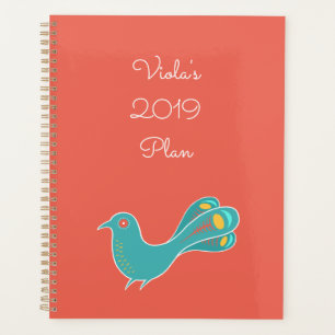 Customisable Blue Bird Planner