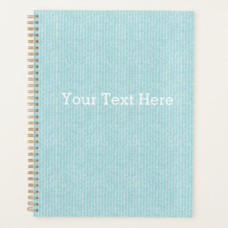 Customisable Blue Knit Inspired Planner