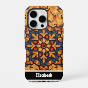 Customisable Blue Mandala Phone Cover