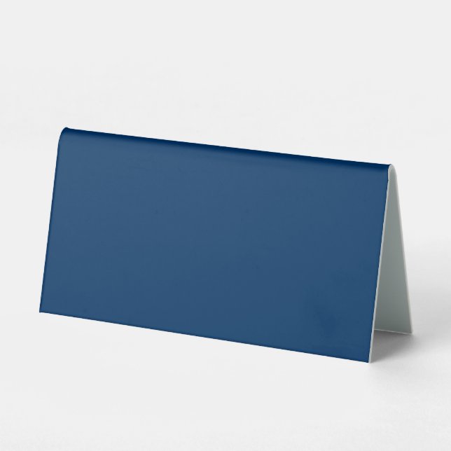 Customisable Blue Table Tent Sign (Front)