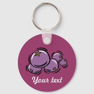 Customisable Blueberry Keychain (DARK)