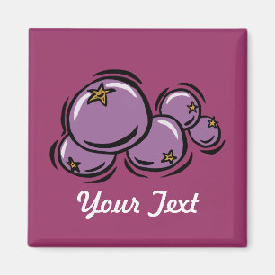 Customisable Blueberry Magnet (DARK)