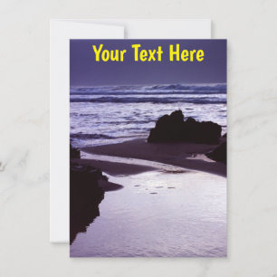 Customisable Boobys Bay, Cornwall Card