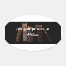 Customisable book label
