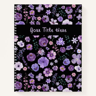 Customisable Botanical Notebook - Floral Art