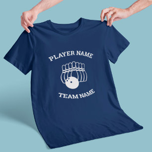 Customisable Bowling Team T-Shirt