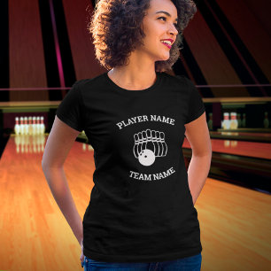 Customisable Bowling Team T-Shirt