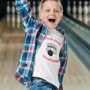 Customisable Bowling Team T-Shirt