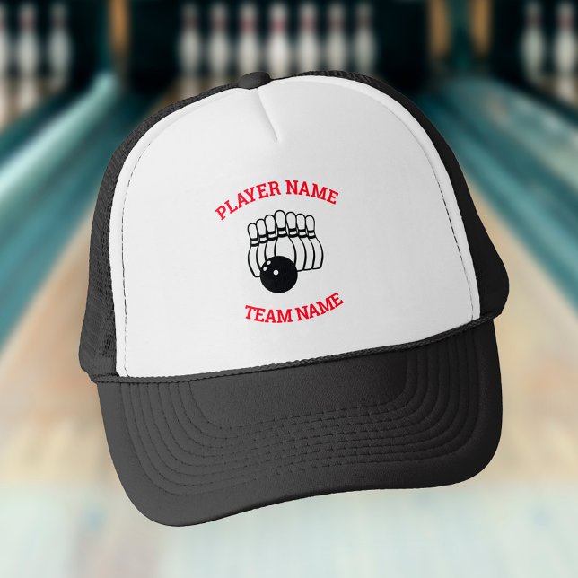 Customisable Bowling Team Trucker Hat (Creator Uploaded)