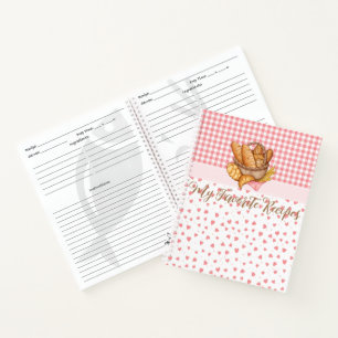 Customisable Bread Baker Recipe Notebook