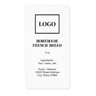 Customisable Bread Bakery Business Add Logo Food
