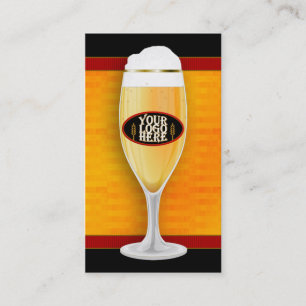 Customisable Brewery Beer Business Card