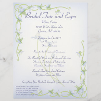 Customisable Bridal Fair Flyer
