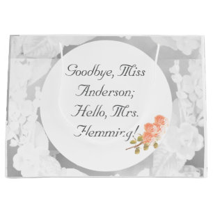 Customisable Bridal Shower Large Gift Bag