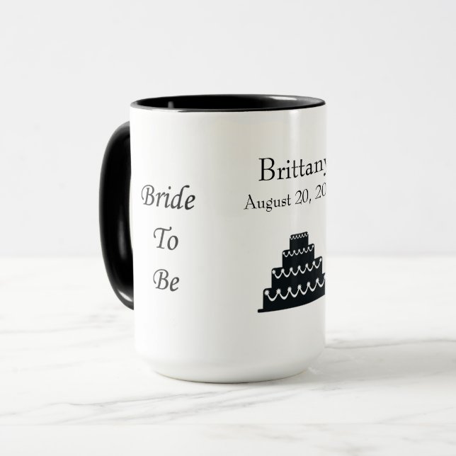 Customisable Bride to Be Coffee Mug (Front Left)