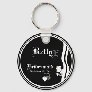 Customisable Bridesmaid Keepsake Keychain