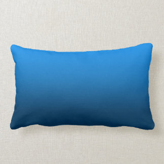 Customisable Bright Blue Gradient Pillow