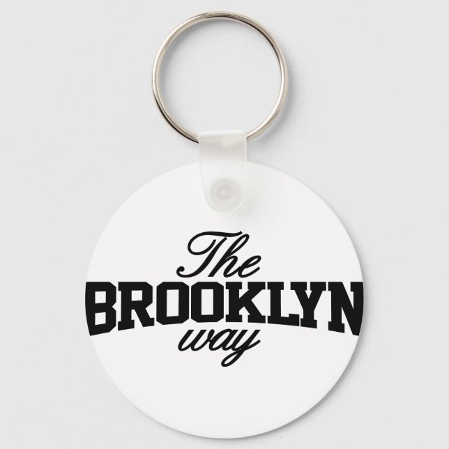 Customisable Brooklyn Key Ring (Front)