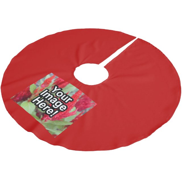 Customisable Brushed Polyester Tree Skirt (Angled)