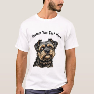 Customisable Brussels Griffon Dog T-Shirt