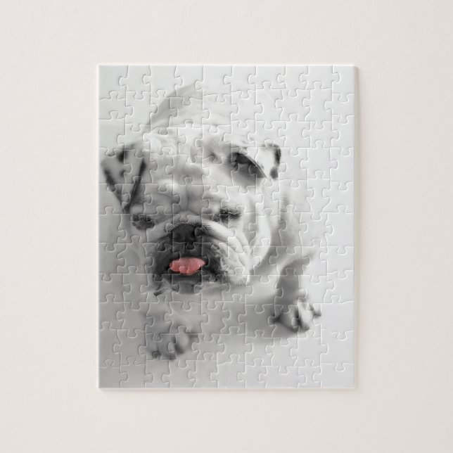 Customisable Bulldog Jigsaw Puzzle (Vertical)