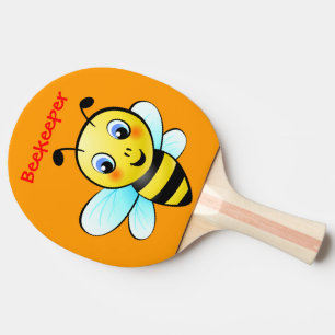 Customisable Bumblebee Ping Pong Paddle
