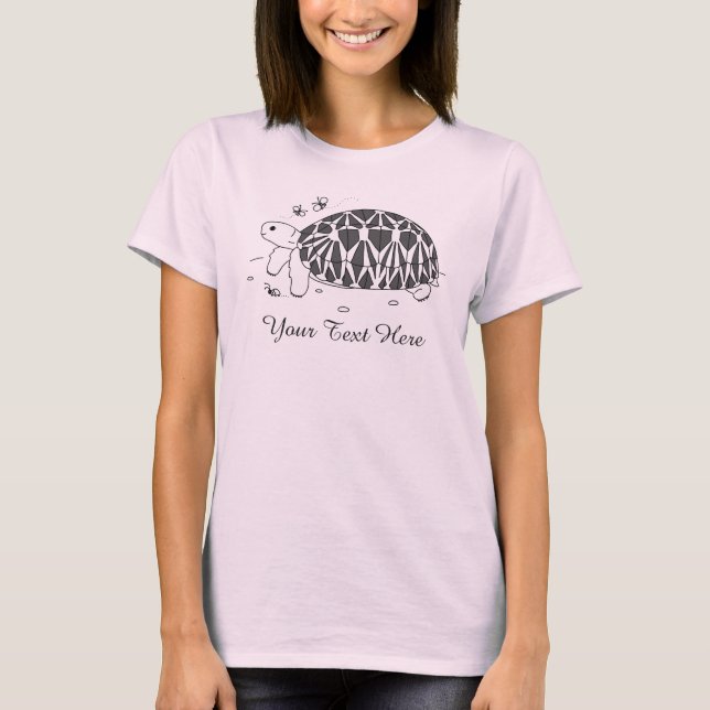 Customisable Burmese Star Tortoise Shirt (Front)