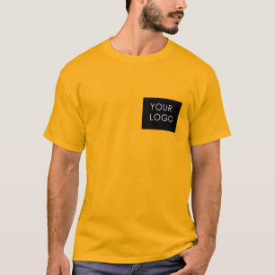 Customisable Business Add Logo Modern  T-Shirt
