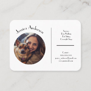 Customisable Business Card For Pet Sitter
