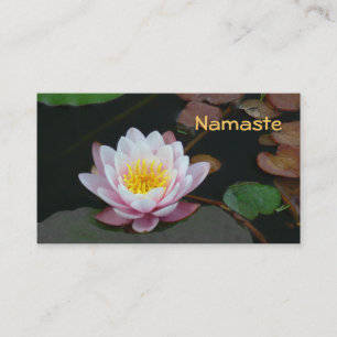 Customisable Business Card, Lotus Blossom Card