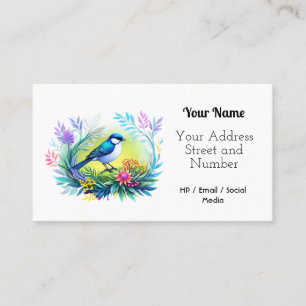 Customisable Business Card - Template - Bird Theme