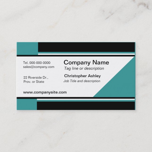 Customisable Business Card Templates (Front)