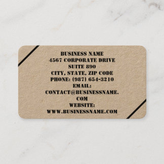 Customisable Business Cards