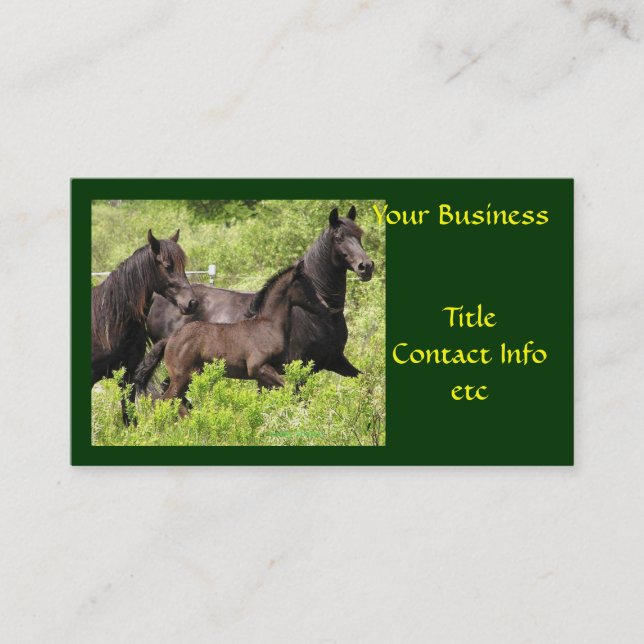 Customisable Business Cards, Farm & Ranch Card (Front)