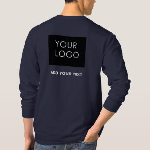 Customisable Business Company Add Logo T-Shirt