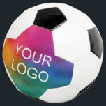 Customisable Business Company Logo Image Template Soccer Ball<br><div class="desc">Add Company Business Logo Image Create Your Own Elegant Soccer Ball.</div>