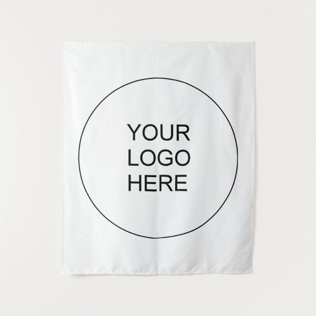Customisable Business Company Logo Template Medium Tapestry (Front)