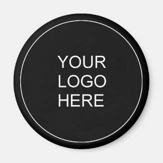 Customisable Business Company Logo Text Template Magnet