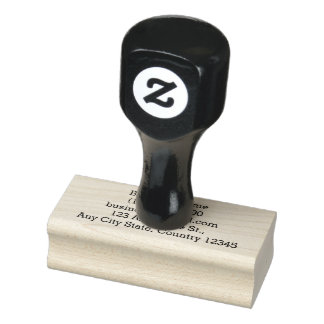 Customisable Business Information Self-inking Stam Rubber Stamp