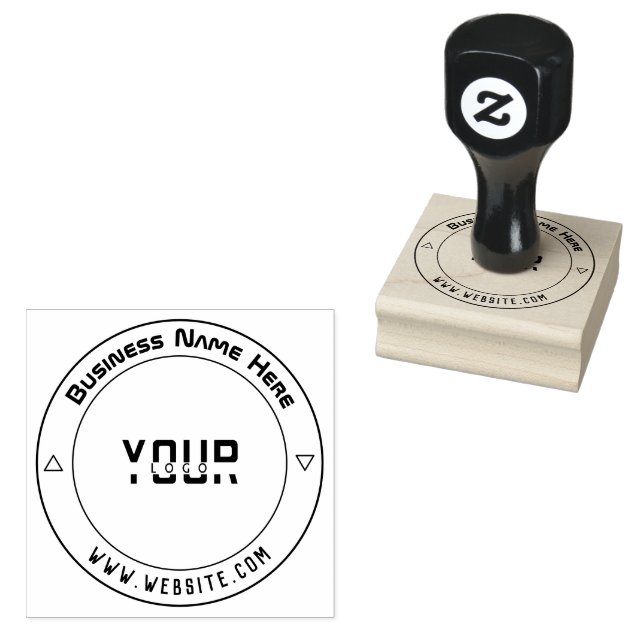 Customisable Business Logo Self-inking Stam Self-i Rubber Stamp (Stamped)