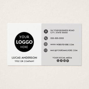 Customisable business logo website social media 