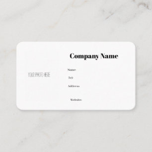 Customisable Business or Service you can add pict Card