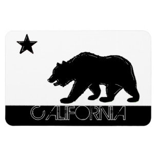 Customisable California black bear souvenir magnet