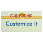 Customisable California License