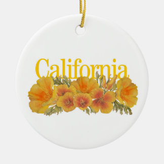 Customisable California Ornament with Camellia